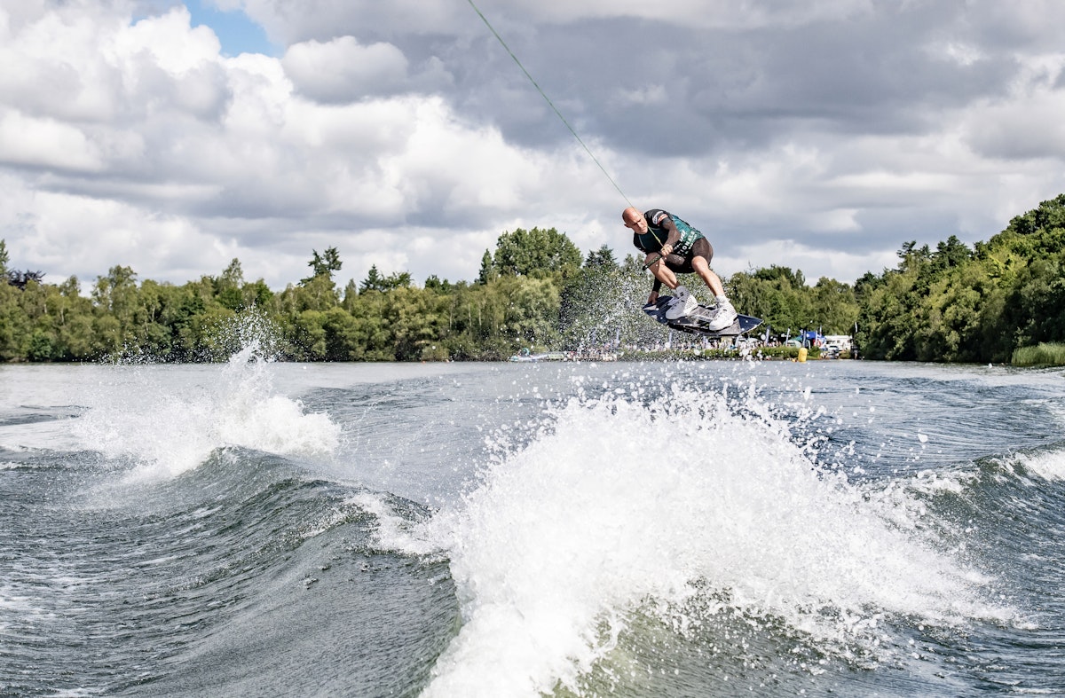 Dale Crossley at the 2022 Malibu Boats UK Wakeboard And Wakesurf Nationals Wakeboard UK